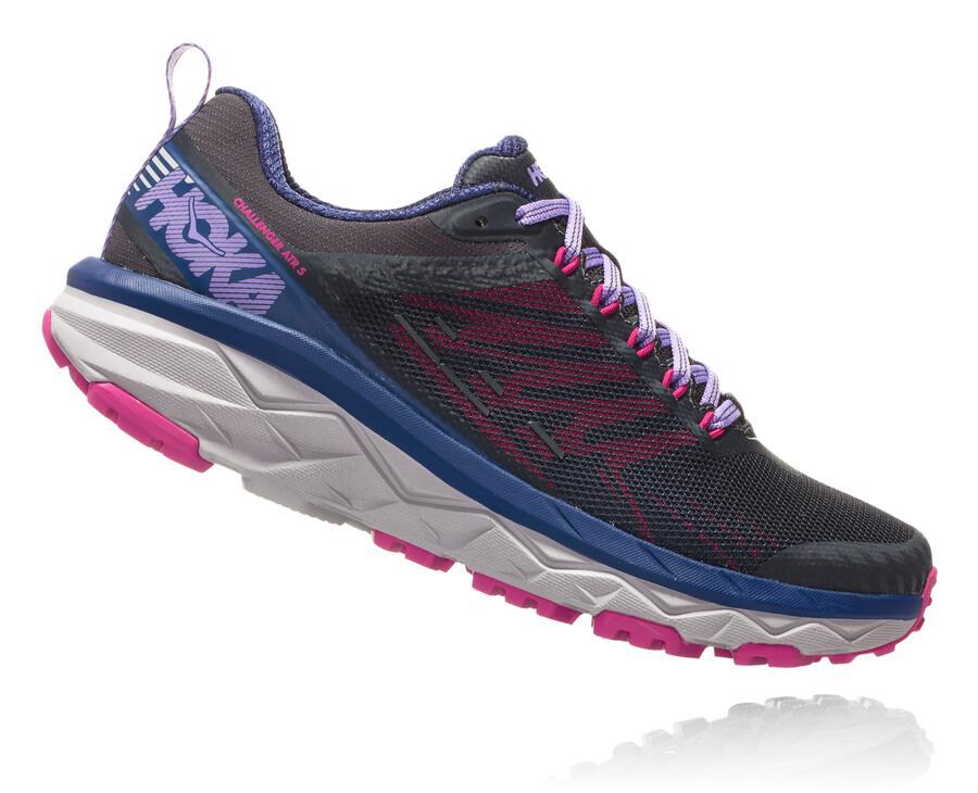 Hoka Australia One One Challenger ATR 5 - Womens Trail Shoes Black - BLHJD-1485